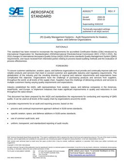 SAE AS9101 Revision F