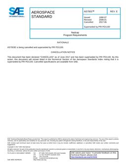 SAE AS7003 Revision E