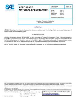 SAE AMS2521 Revision D