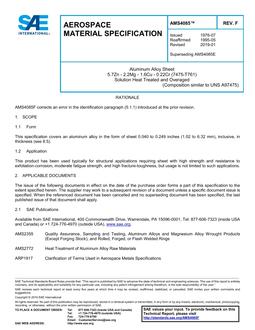 SAE AMS4085 Revision F