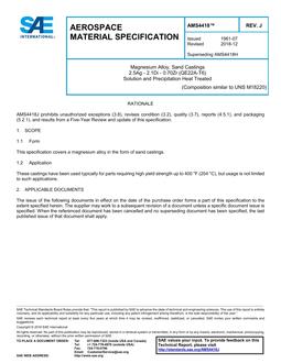 SAE AMS4418 Revision J