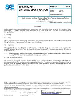 SAE AMS5612 Revision K