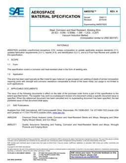 SAE AMS5782 Revision H