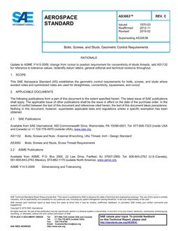 SAE AS3063 Revision C