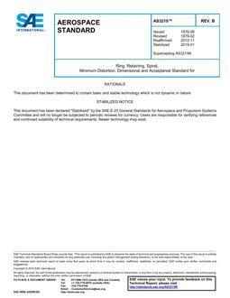 SAE AS3219 Revision B