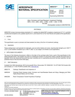 SAE AMS5376 Revision H