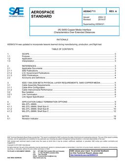 SAE AS5643/1 Revision A