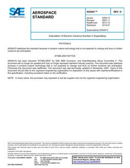 SAE AS5491 Revision D