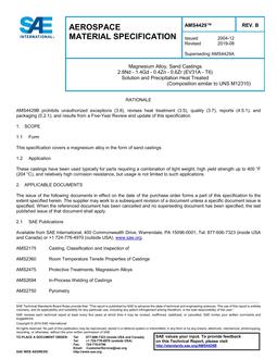 SAE AMS4429 Revision B