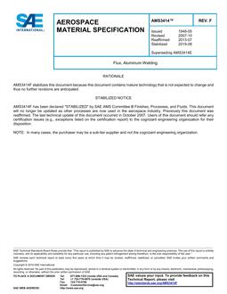 SAE AMS3414 Revision F