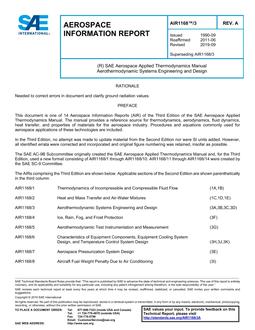 SAE AIR1168/3 Revision A