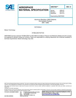 SAE AMS7909 Revision D