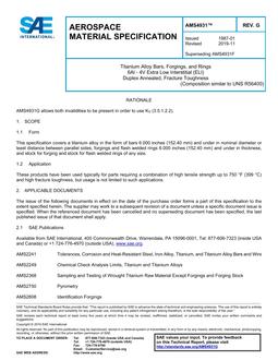 SAE AMS4931 Revision G