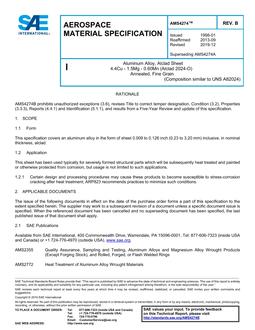 SAE AMS4274 Revision B