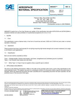 SAE AMS4957 Revision G