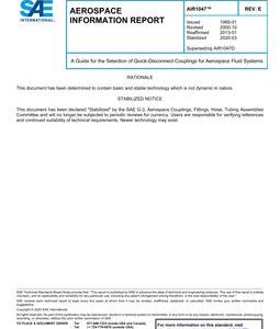 SAE AIR1047 Revision E