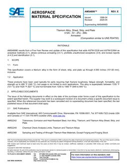 SAE AMS4899 Revision E