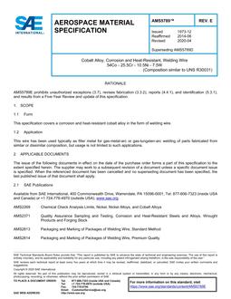 SAE AMS5789 Revision E