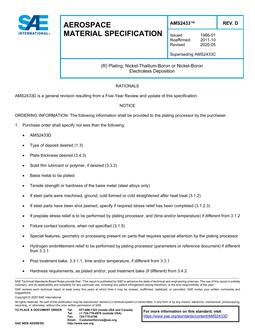 SAE AMS2433 Revision D