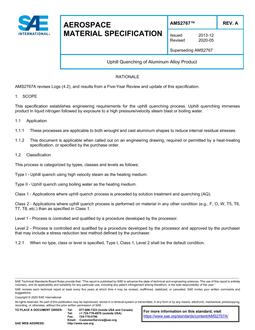 SAE AMS2767 Revision A