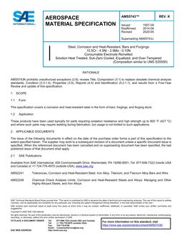 SAE AMS5743 Revision K