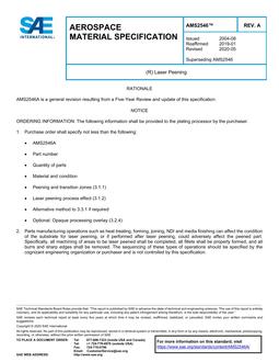 SAE AMS2546 Revision A