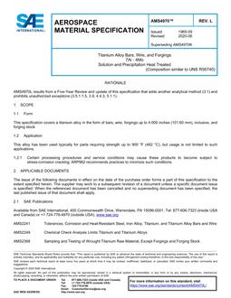 SAE AMS4970 Revision L