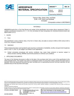 SAE AMS4907 Revision M