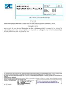 SAE ARP5647 Revision B