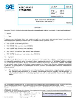 SAE AS7473 Revision D