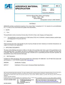 SAE AMS4634 Revision D