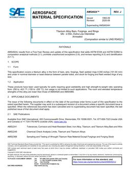 SAE AMS4924 Revision J