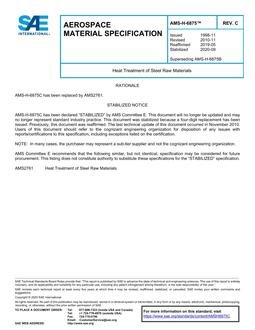 SAE AMSH6875 Revision C