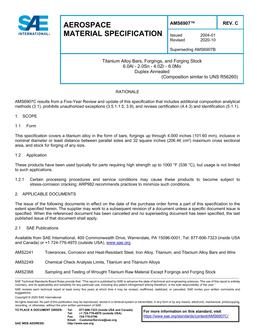 SAE AMS6907 Revision C