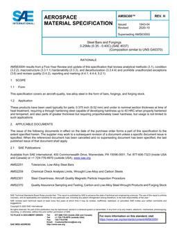 SAE AMS6300 Revision H