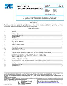 SAE ARP785 Revision B