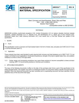 SAE AMS5524 Revision M