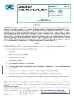 SAE AMS2424 Revision G