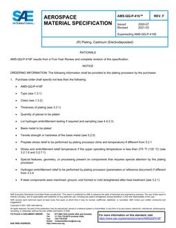 SAE AMSQQP416 Revision F