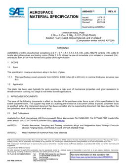 SAE AMS4050 Revision K