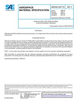 SAE AMSQQA250/24 Revision C