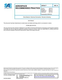 SAE ARP843 Revision B