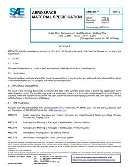 SAE AMS5675 Revision J