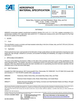 SAE AMS5879 Revision E