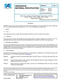 SAE AMS5593 Revision H