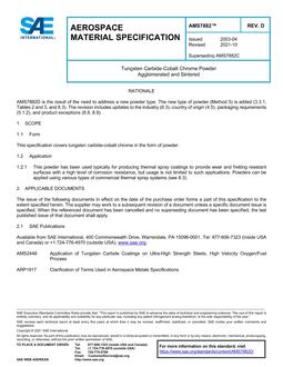 SAE AMS7882 Revision D