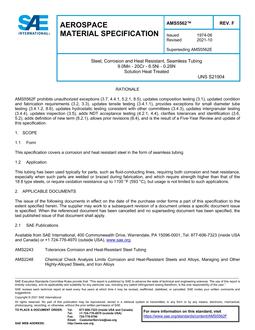 SAE AMS5562 Revision F