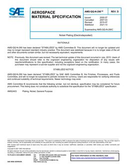 SAE AMSQQN290 Revision D