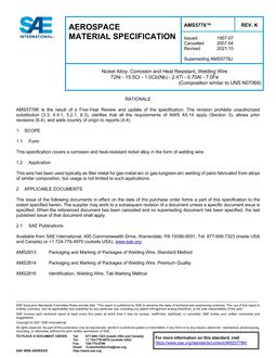 SAE AMS5778 Revision K