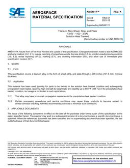 SAE AMS4917 Revision K